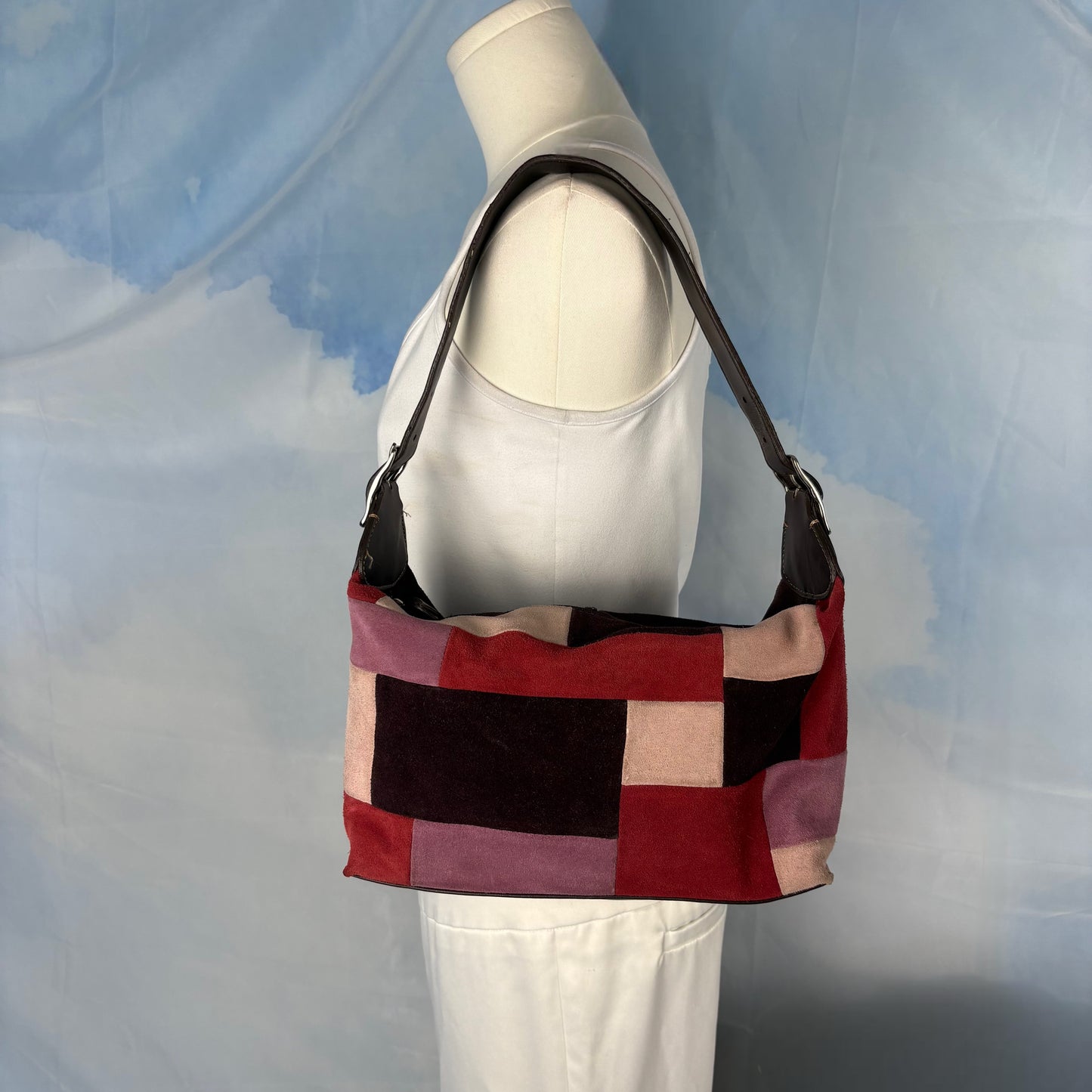 The Patchwork Leather Shoulder Bag