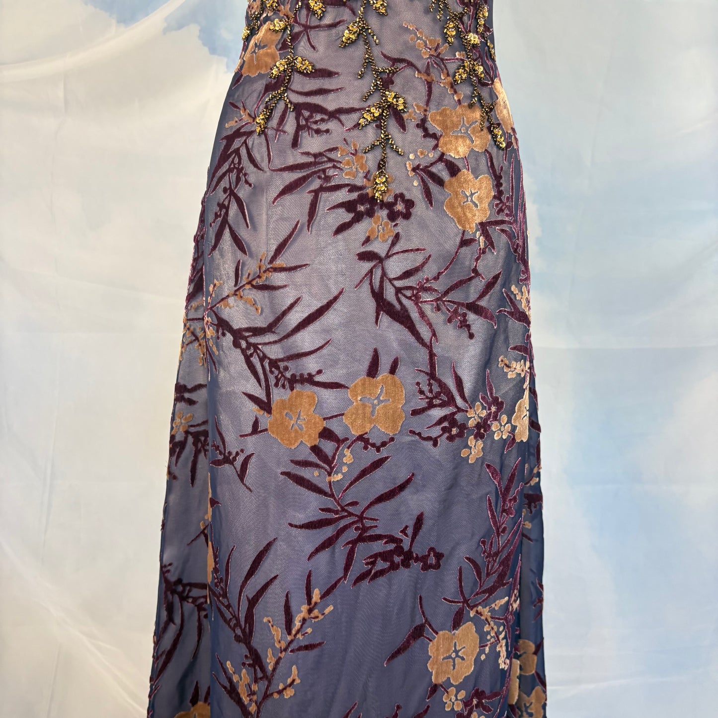 The Plum Evening Dress