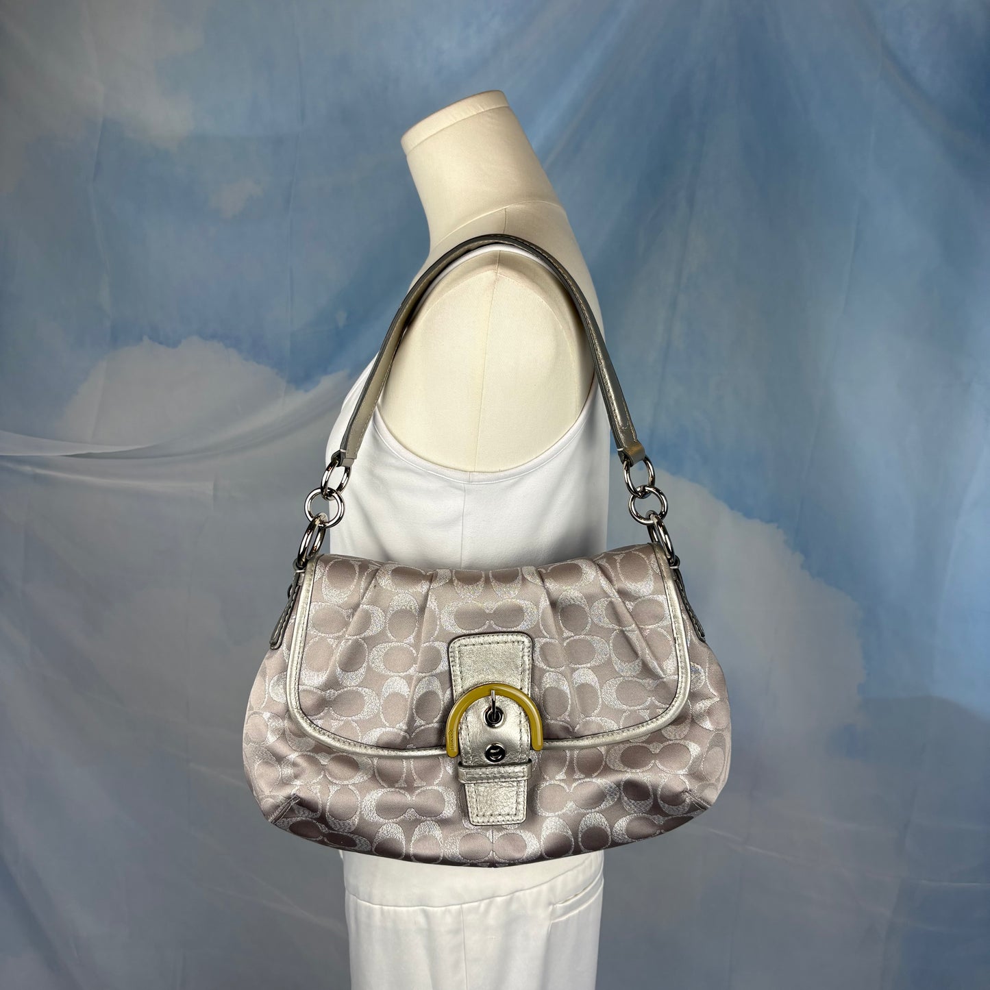 The Soho Metallic Shoulder Bag