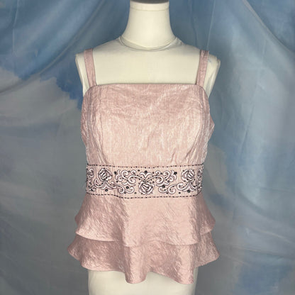 The Blush Pink Tiered Top