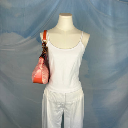 The Pink Zebra Camellia Bag