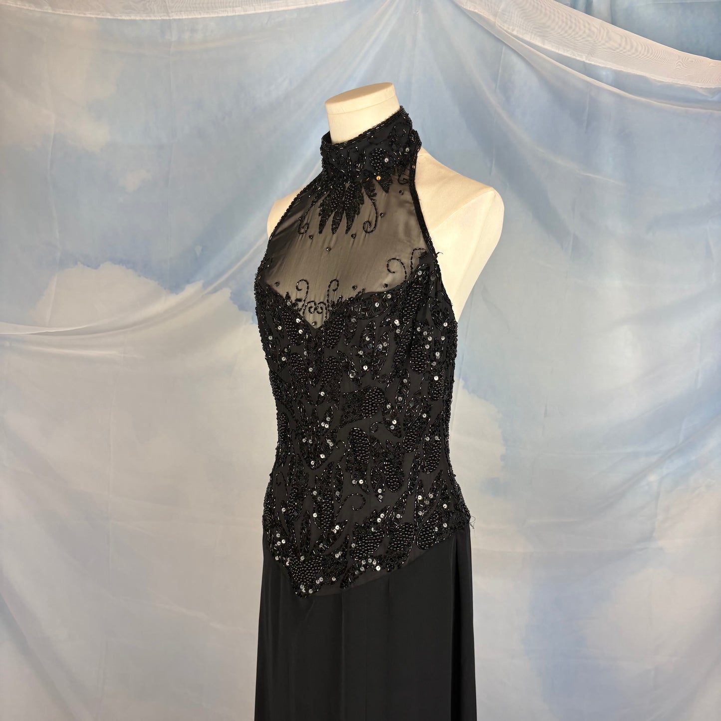 The Noir Illusion Dress