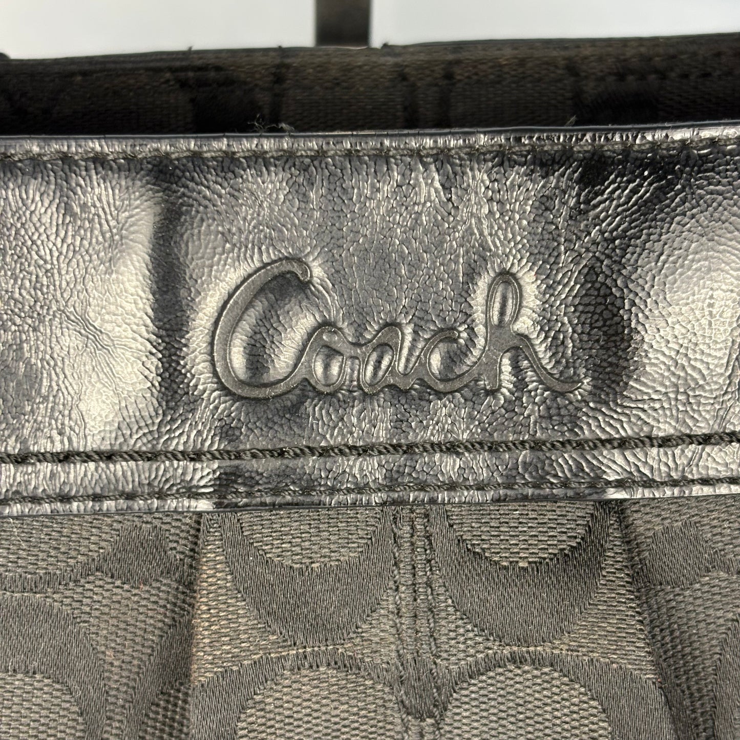 The Soho Pleated Signature Canvas Shoulder Bag