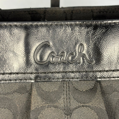 The Soho Pleated Signature Canvas Shoulder Bag