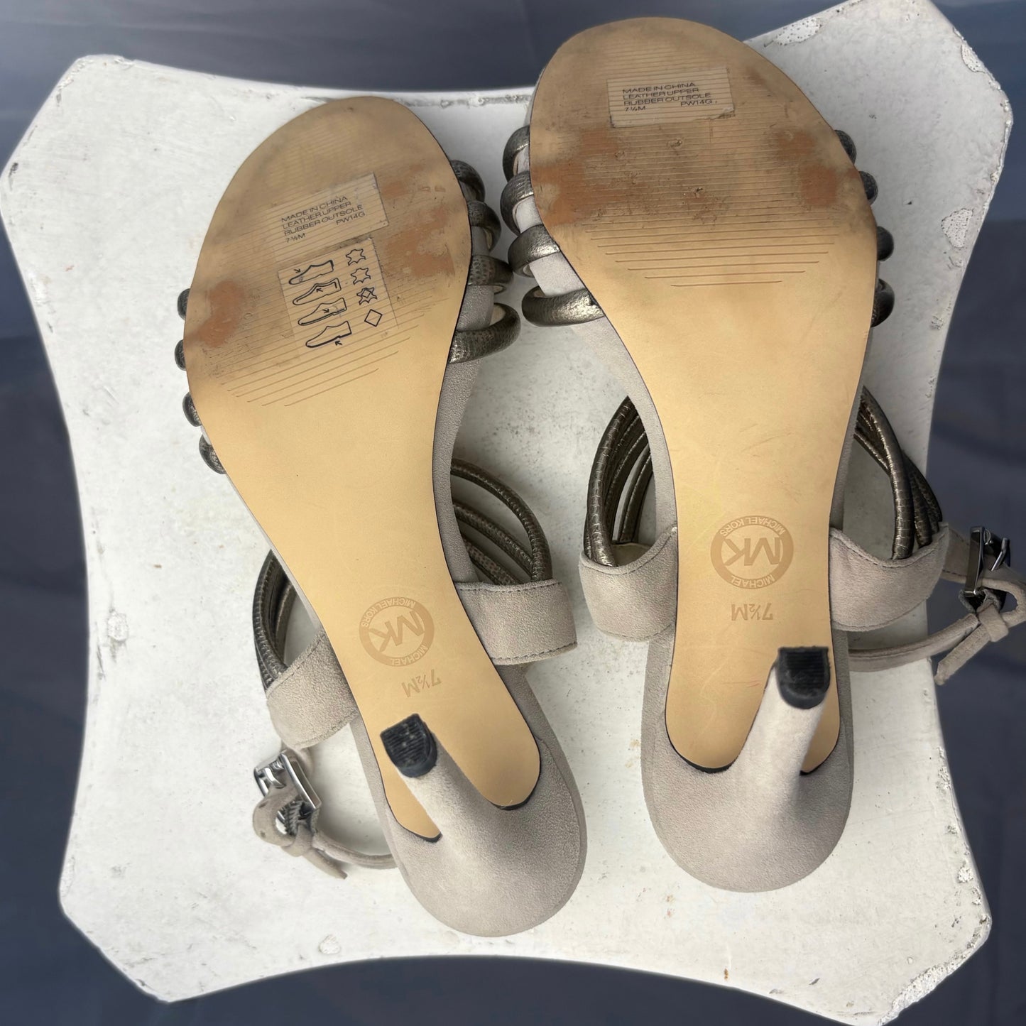 The Metallic Stiletto Heels