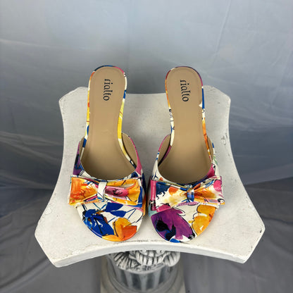 The Polka Kitten Heels