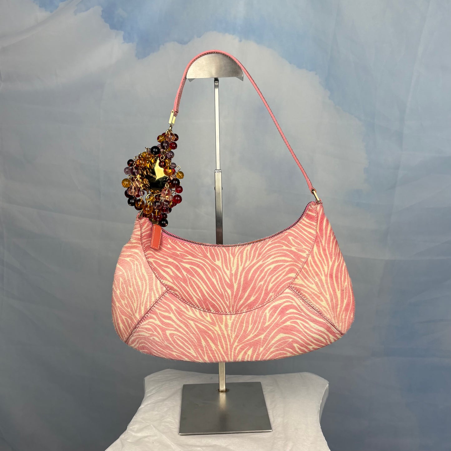 The Pink Zebra Camellia Bag