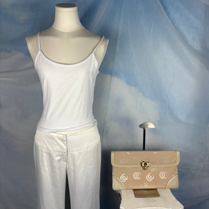 The Jackie O Canvas Clutch