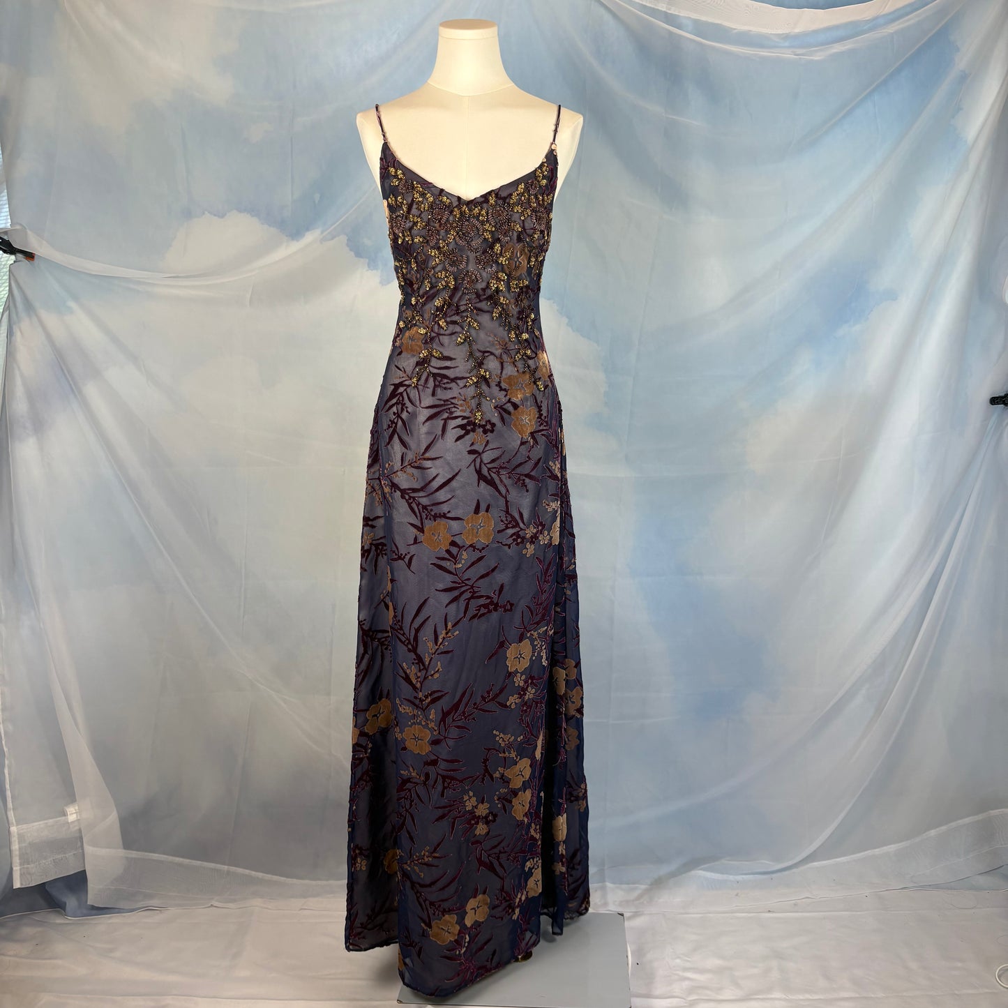 The Plum Evening Dress