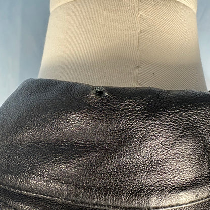 The Lace-Detail Leather Jacket