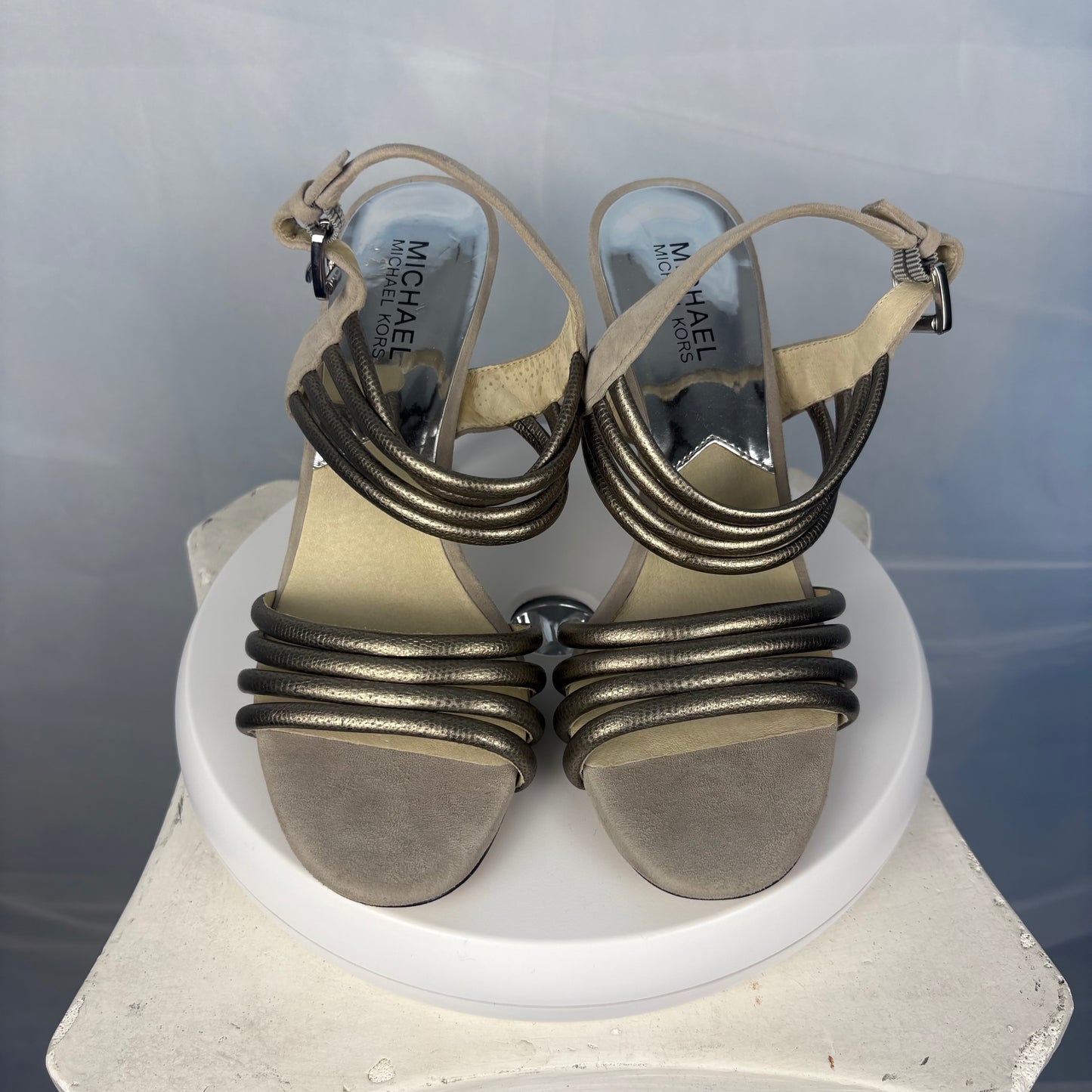 The Metallic Stiletto Heels