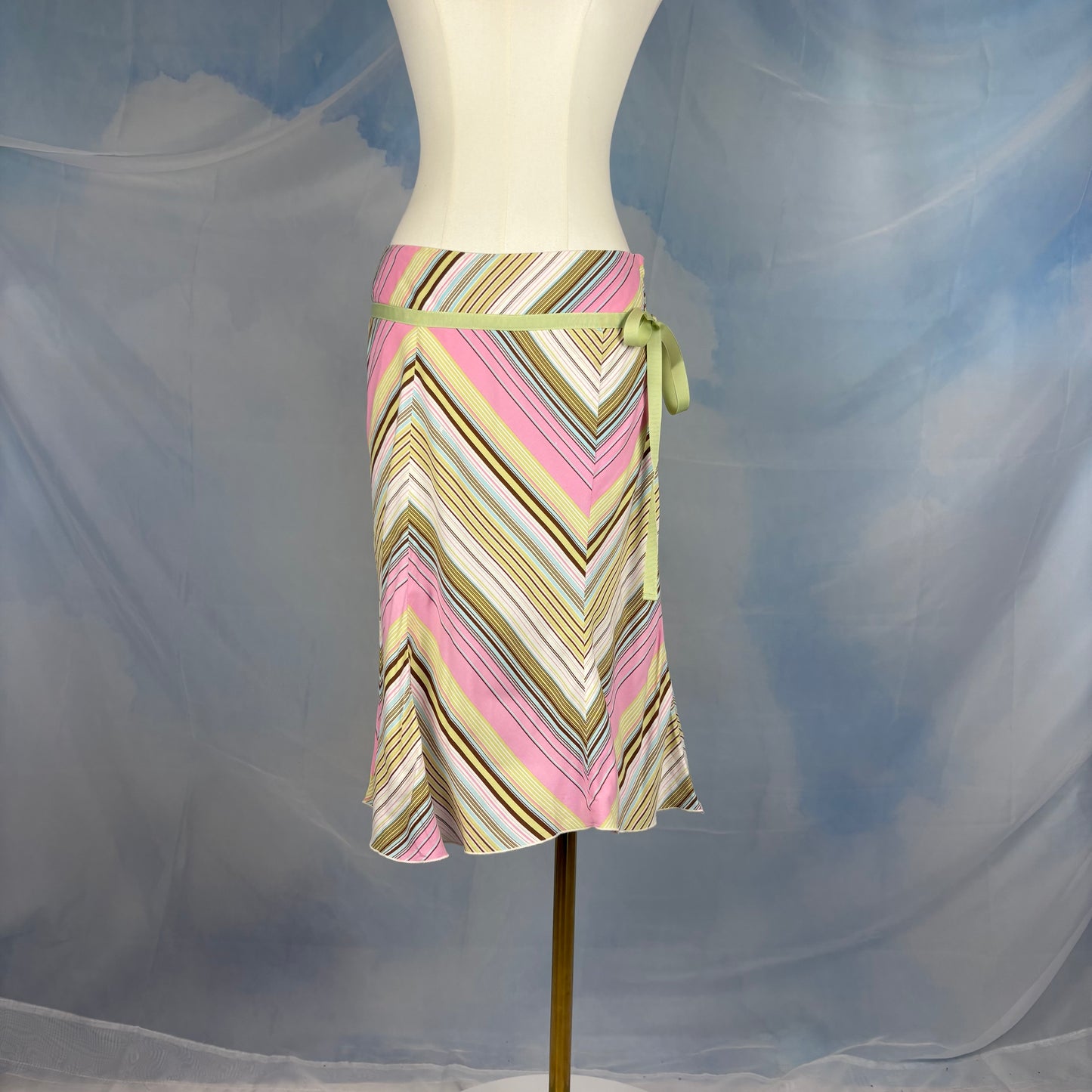 The Spring Ribbon Tie Skirt