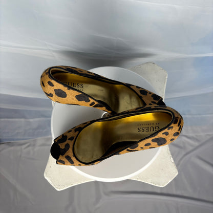 The Leopard Ponyhair Heels