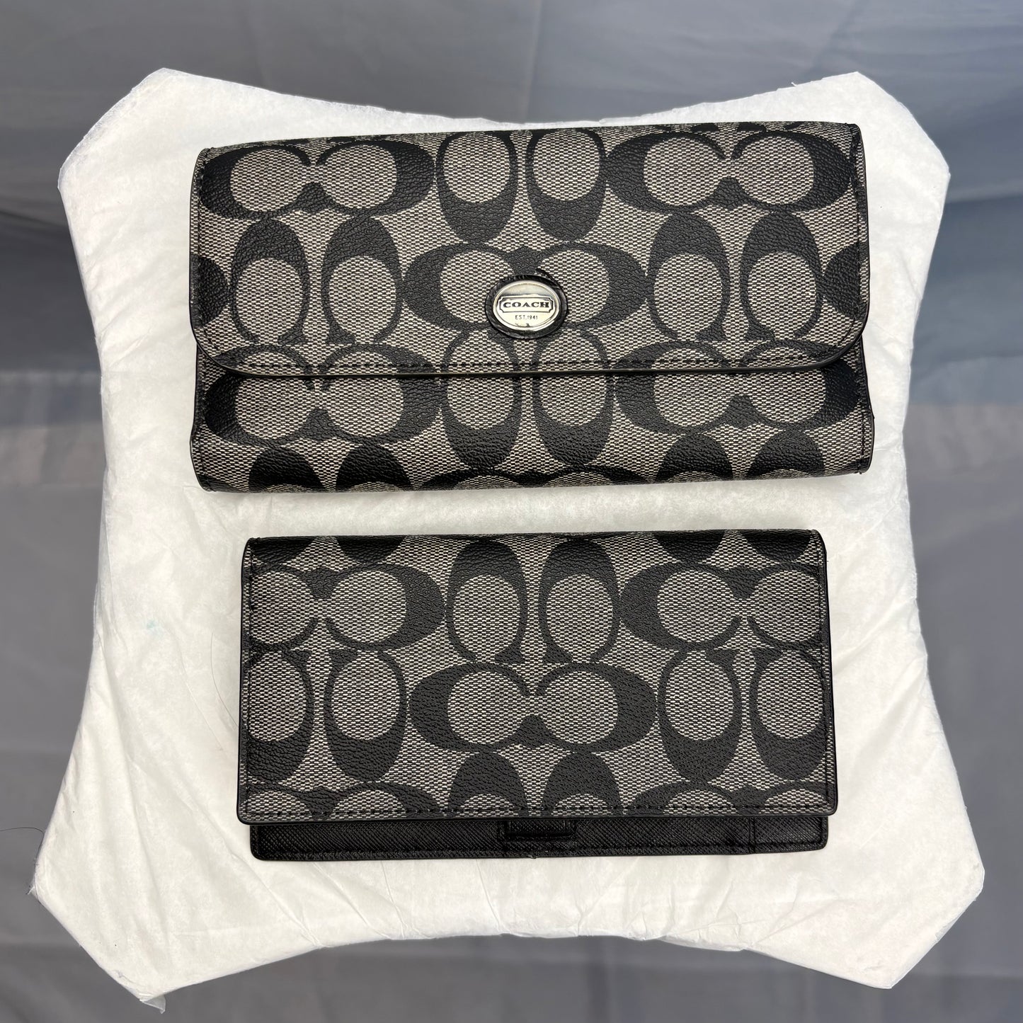 The Signature Canvas Wallet & Checkbook