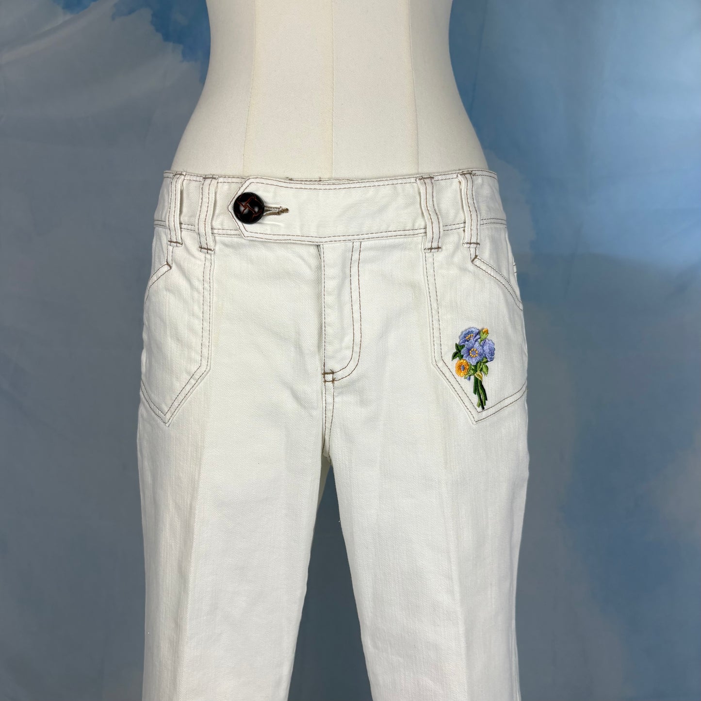 The Floral Pocket Jeans