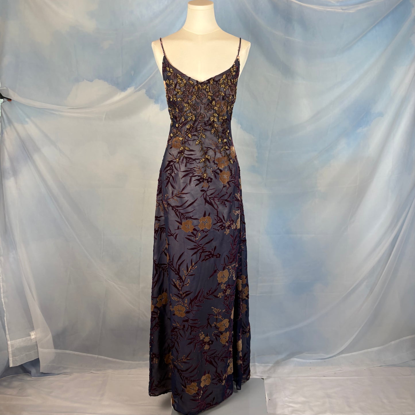 The Plum Evening Dress