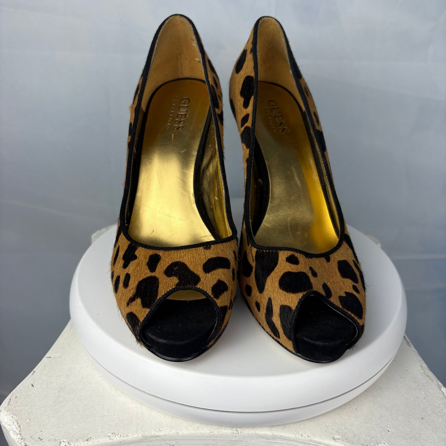 The Leopard Ponyhair Heels