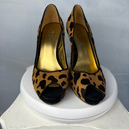 The Leopard Ponyhair Heels