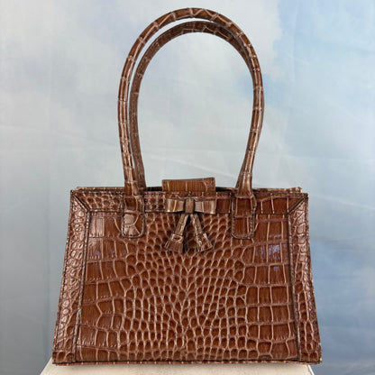 The Faux Croc Handbag