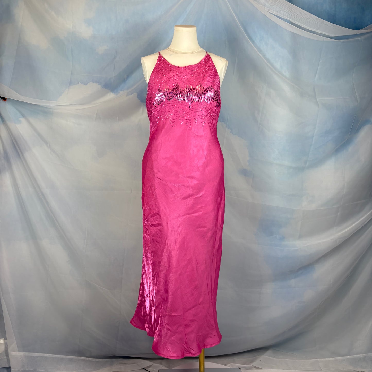 The Pink Beaded Dress