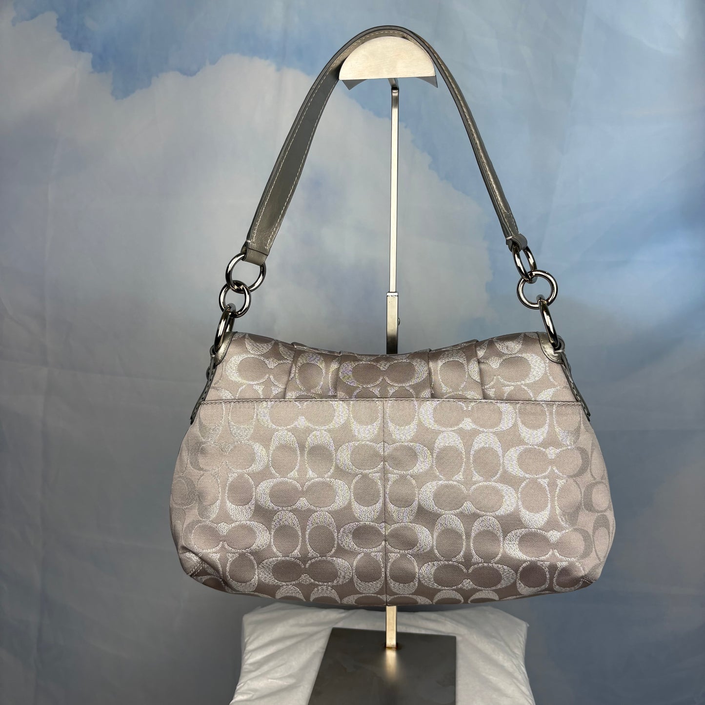 The Soho Metallic Shoulder Bag