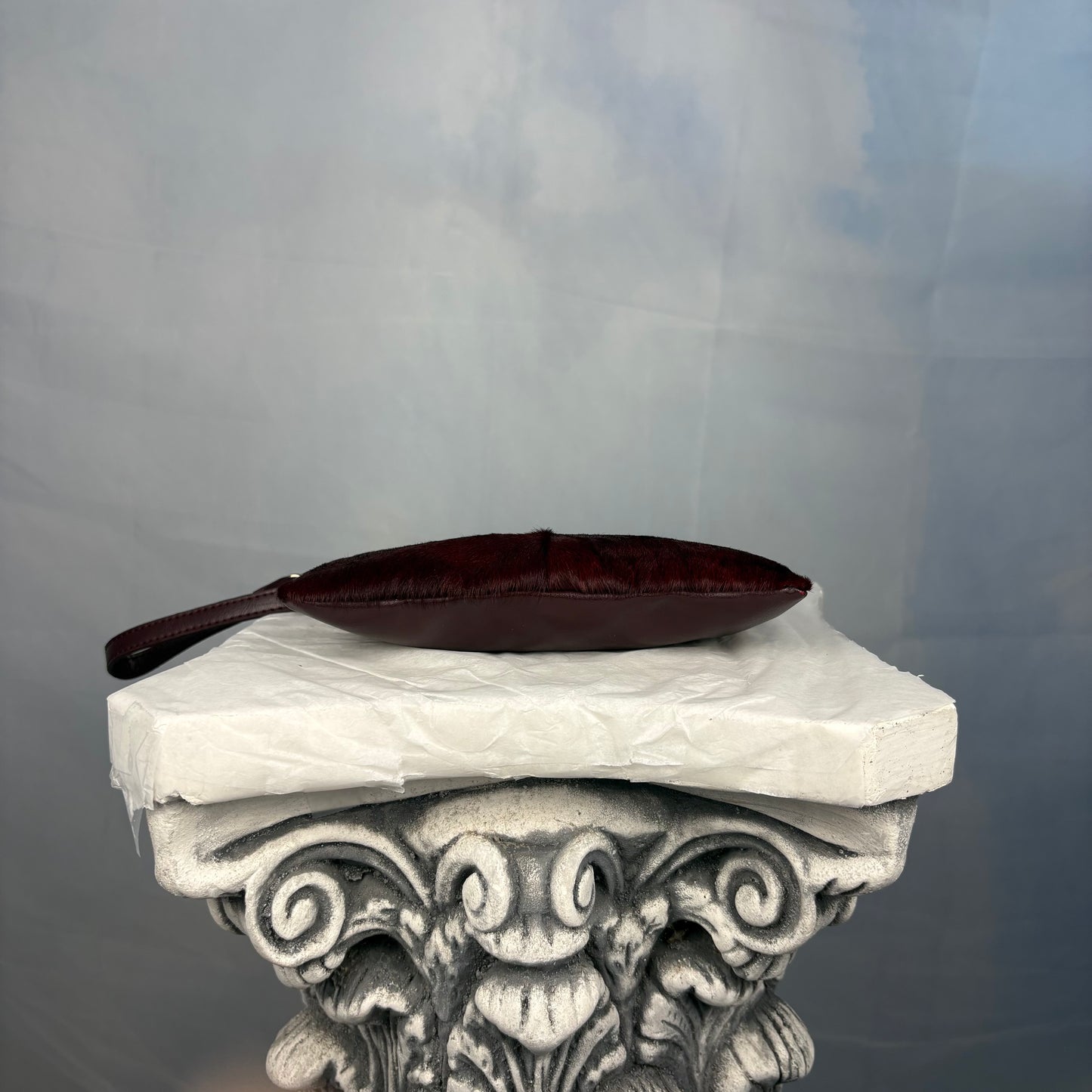 The Merlot Fur Wristlet