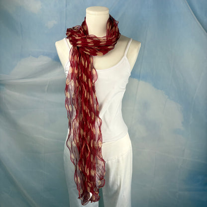 The Polka Dot Silk Scarf