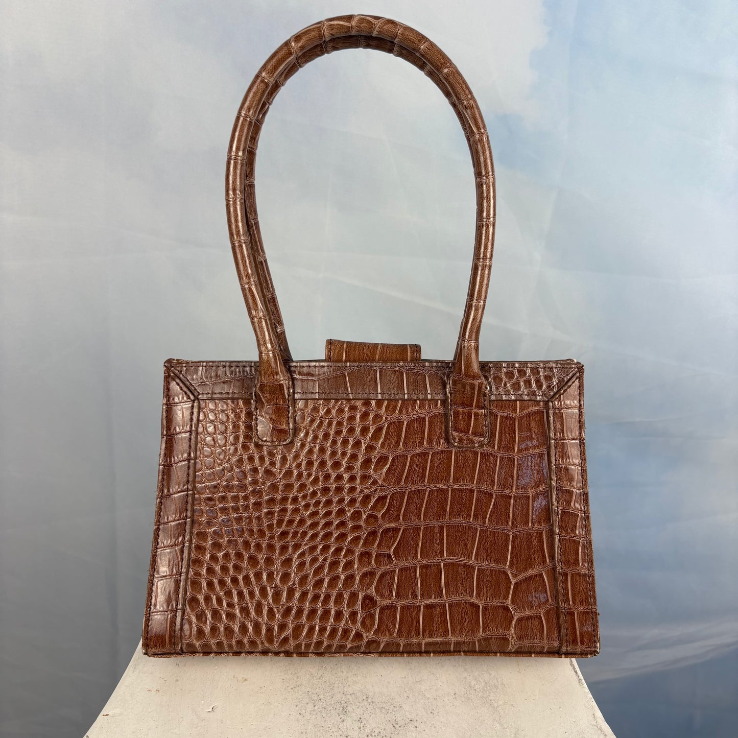 The Faux Croc Handbag