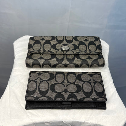 The Signature Canvas Wallet & Checkbook