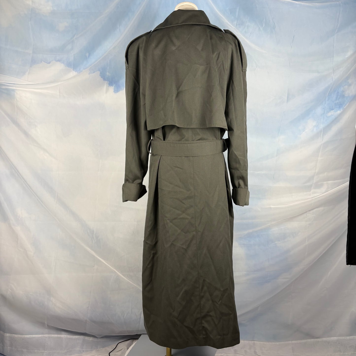 The Olive Belted Trench Coat