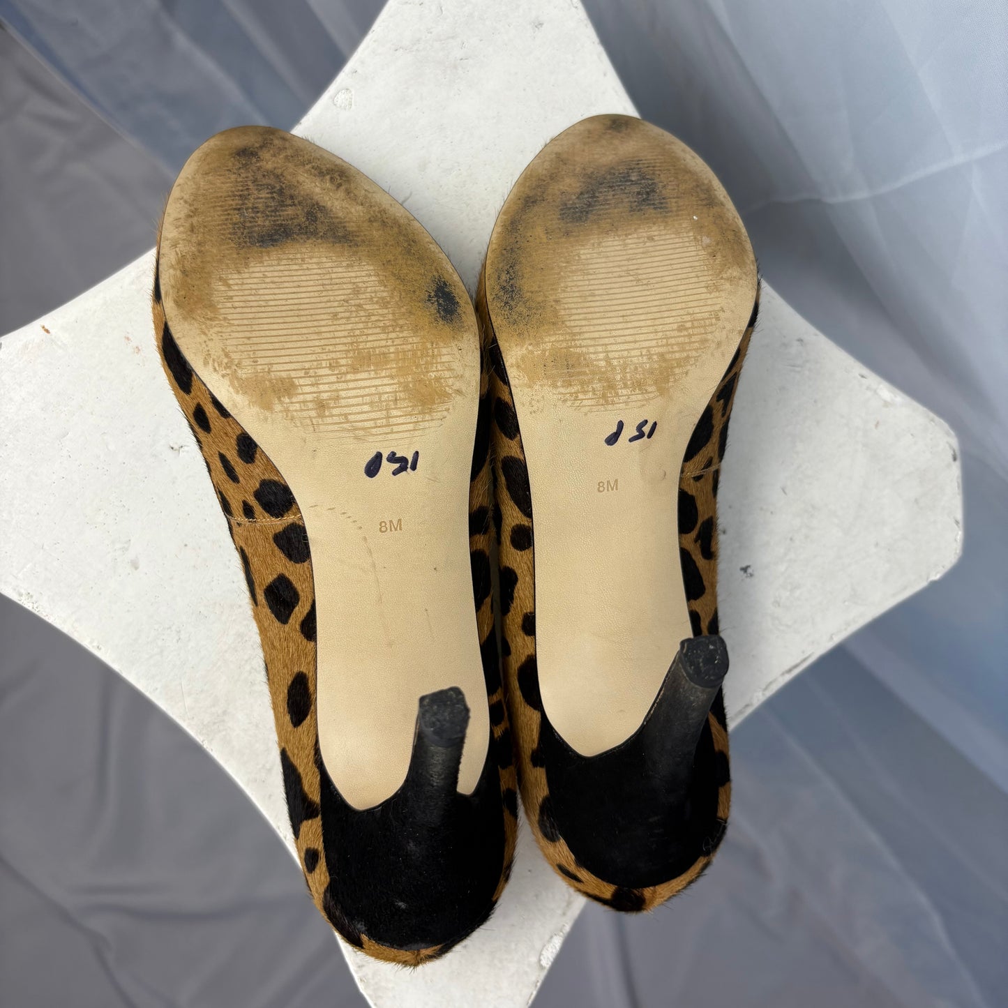 The Leopard Ponyhair Heels