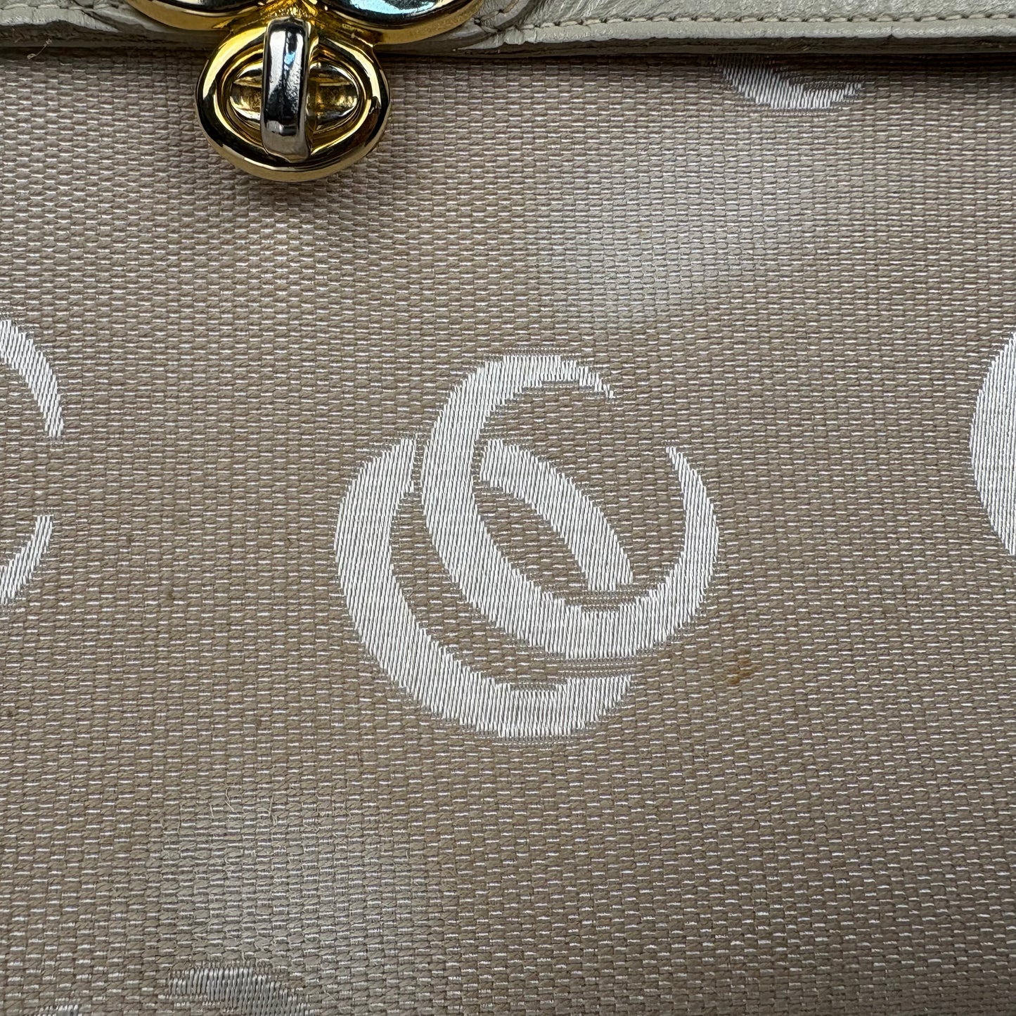 The Jackie O Canvas Clutch