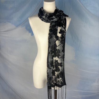 The Midnight Bloom Shawl