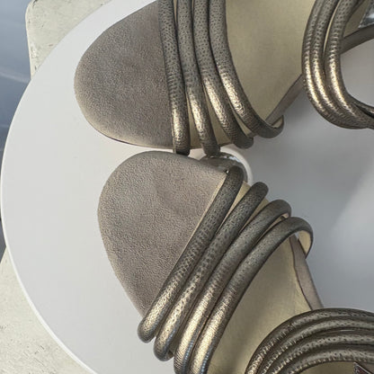 The Metallic Stiletto Heels