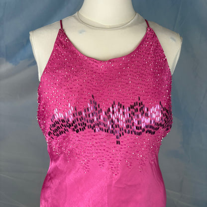 The Pink Beaded Dress