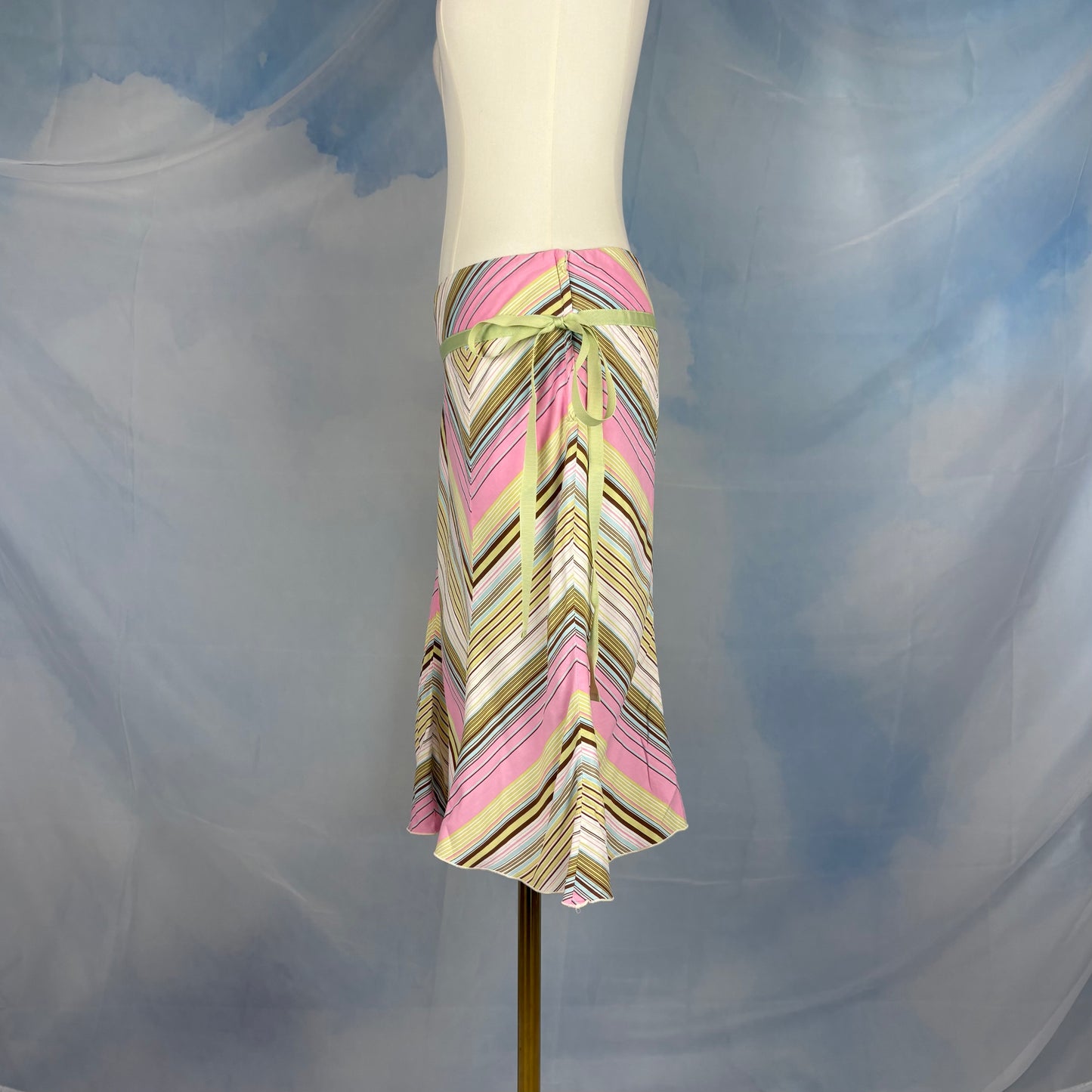 The Spring Ribbon Tie Skirt