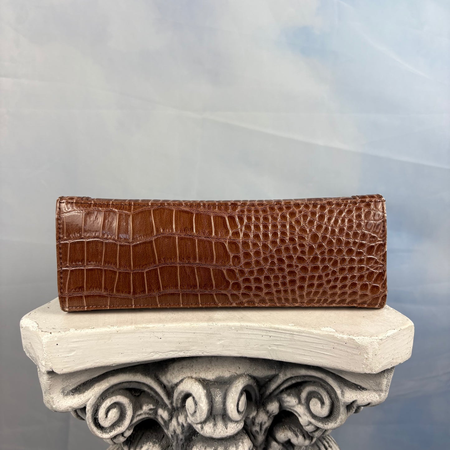 The Faux Croc Handbag