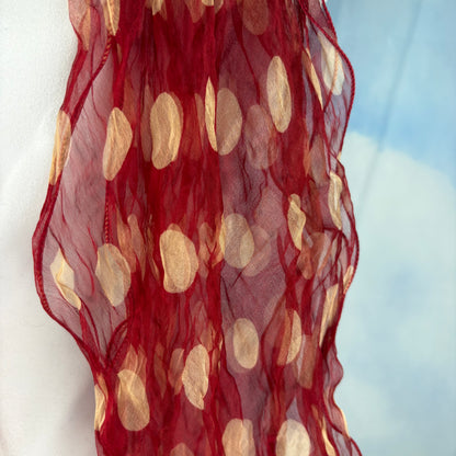 The Polka Dot Silk Scarf
