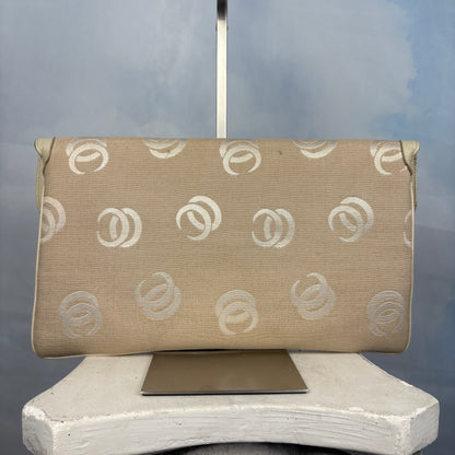 The Jackie O Canvas Clutch