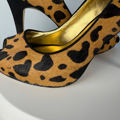 The Leopard Ponyhair Heels