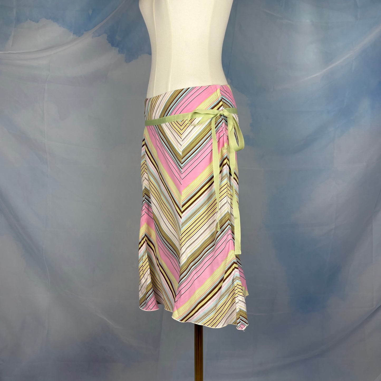 The Spring Ribbon Tie Skirt