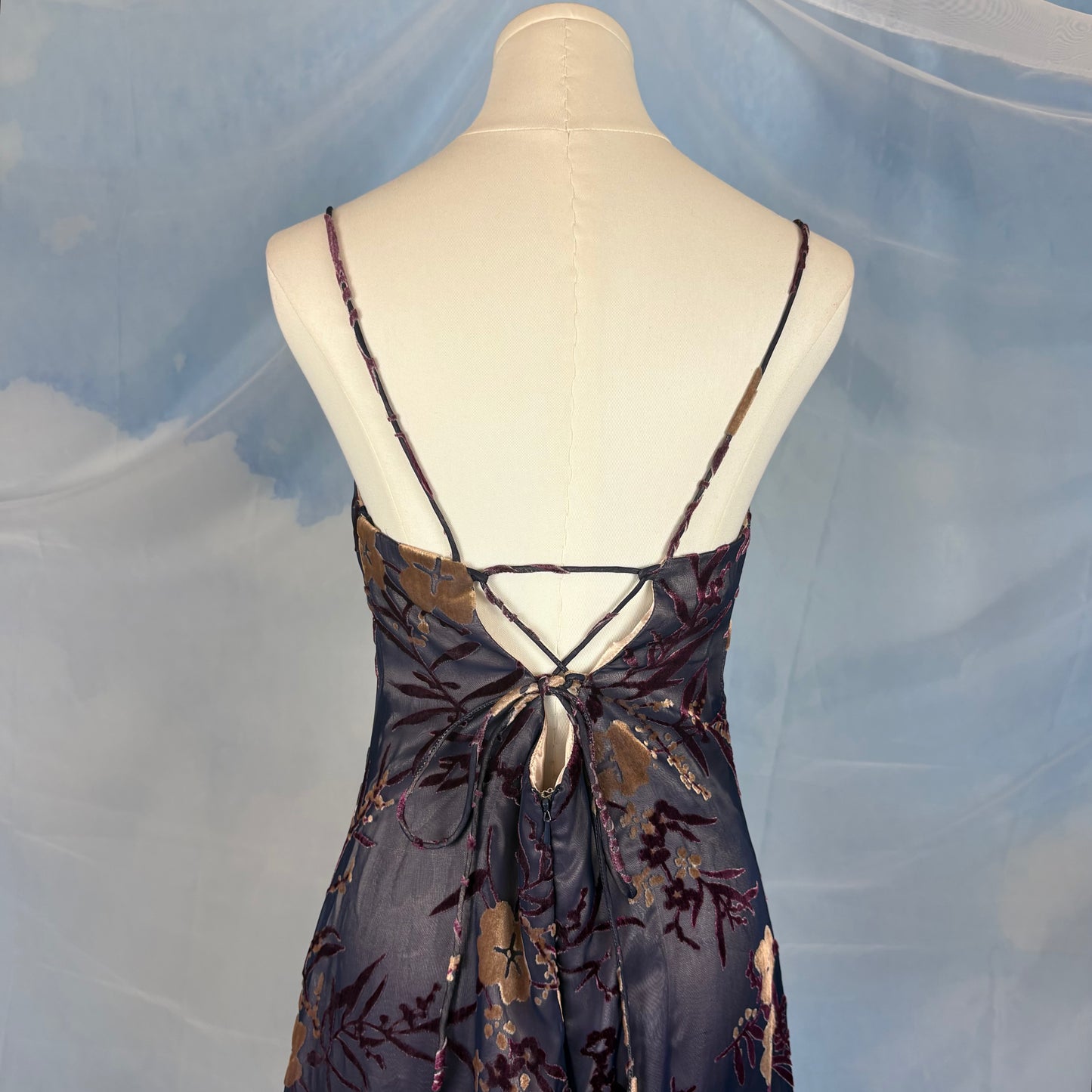 The Plum Evening Dress