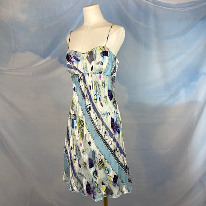The Makeup Print Silk Dress