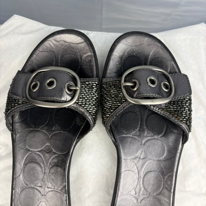 The Silver Buckle Sandals