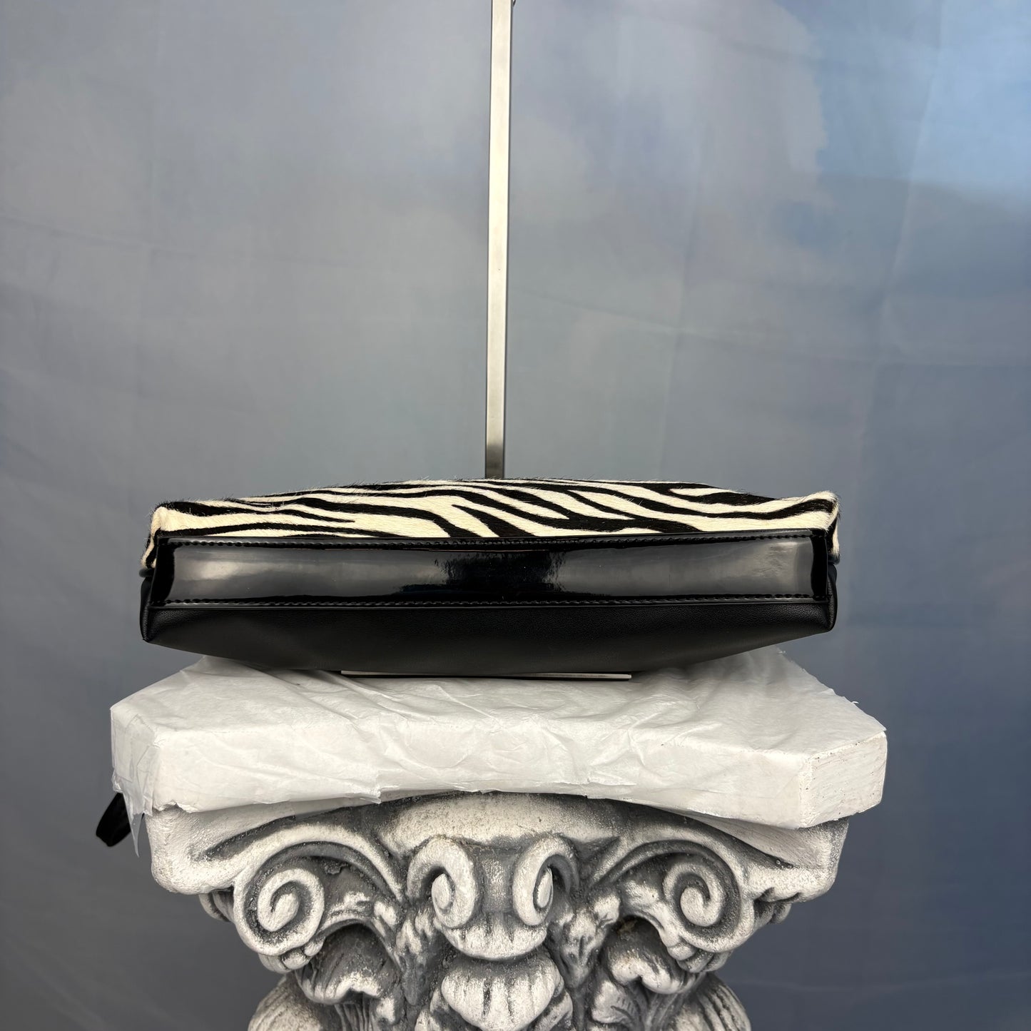 The Zebra Calf Hair Clutch