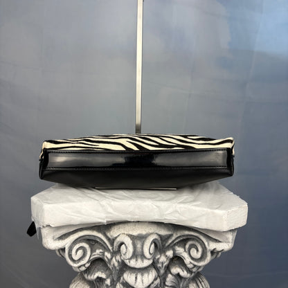 The Zebra Calf Hair Clutch