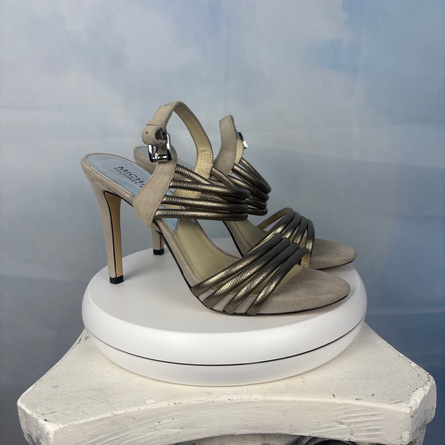 The Metallic Stiletto Heels