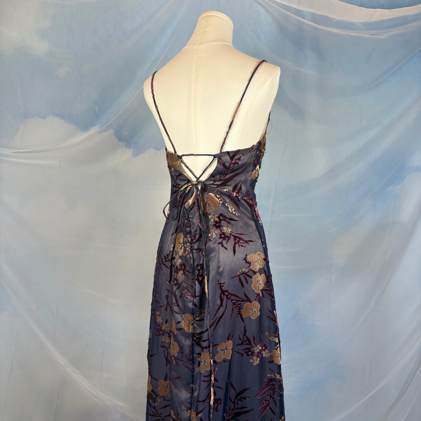 The Plum Evening Dress