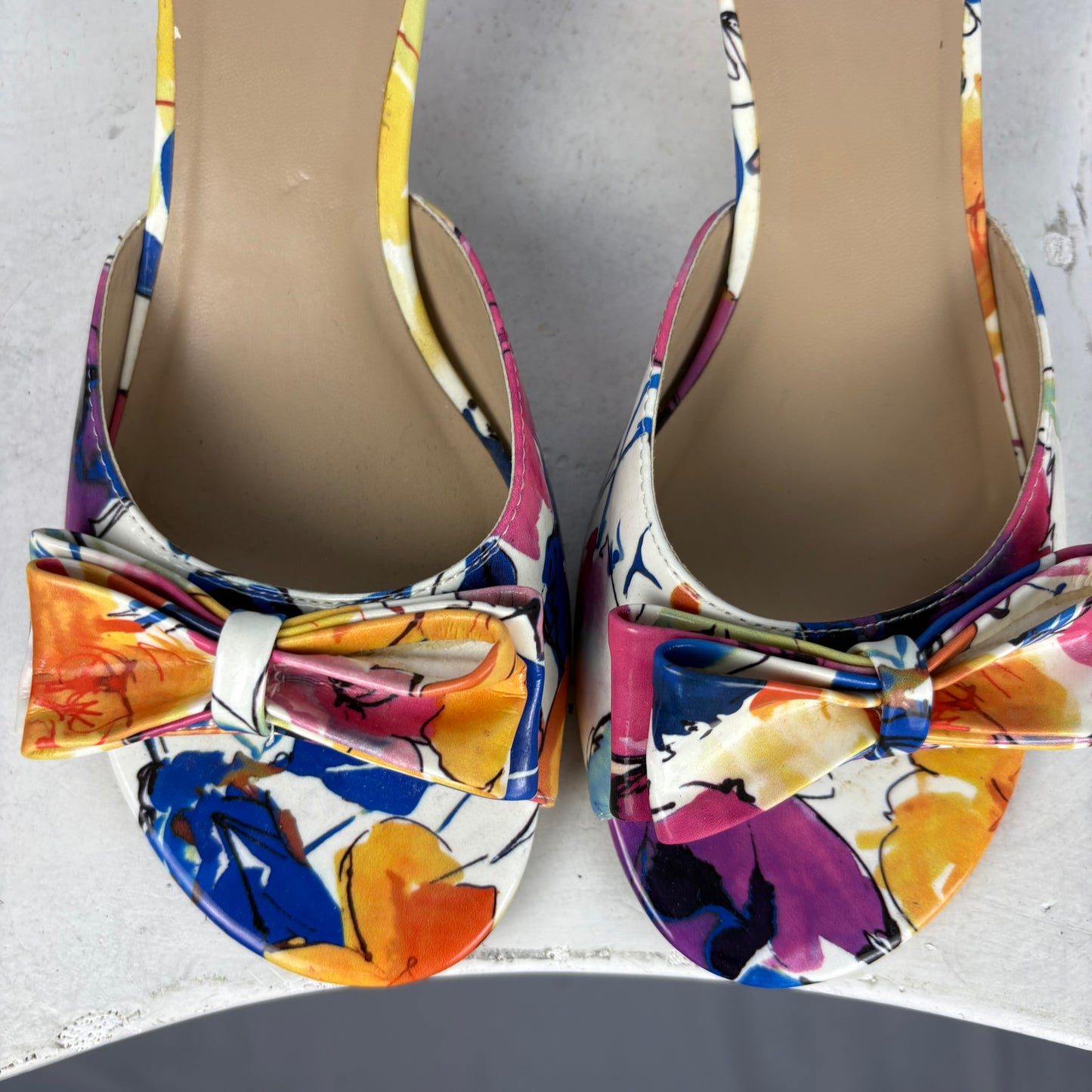 The Polka Kitten Heels