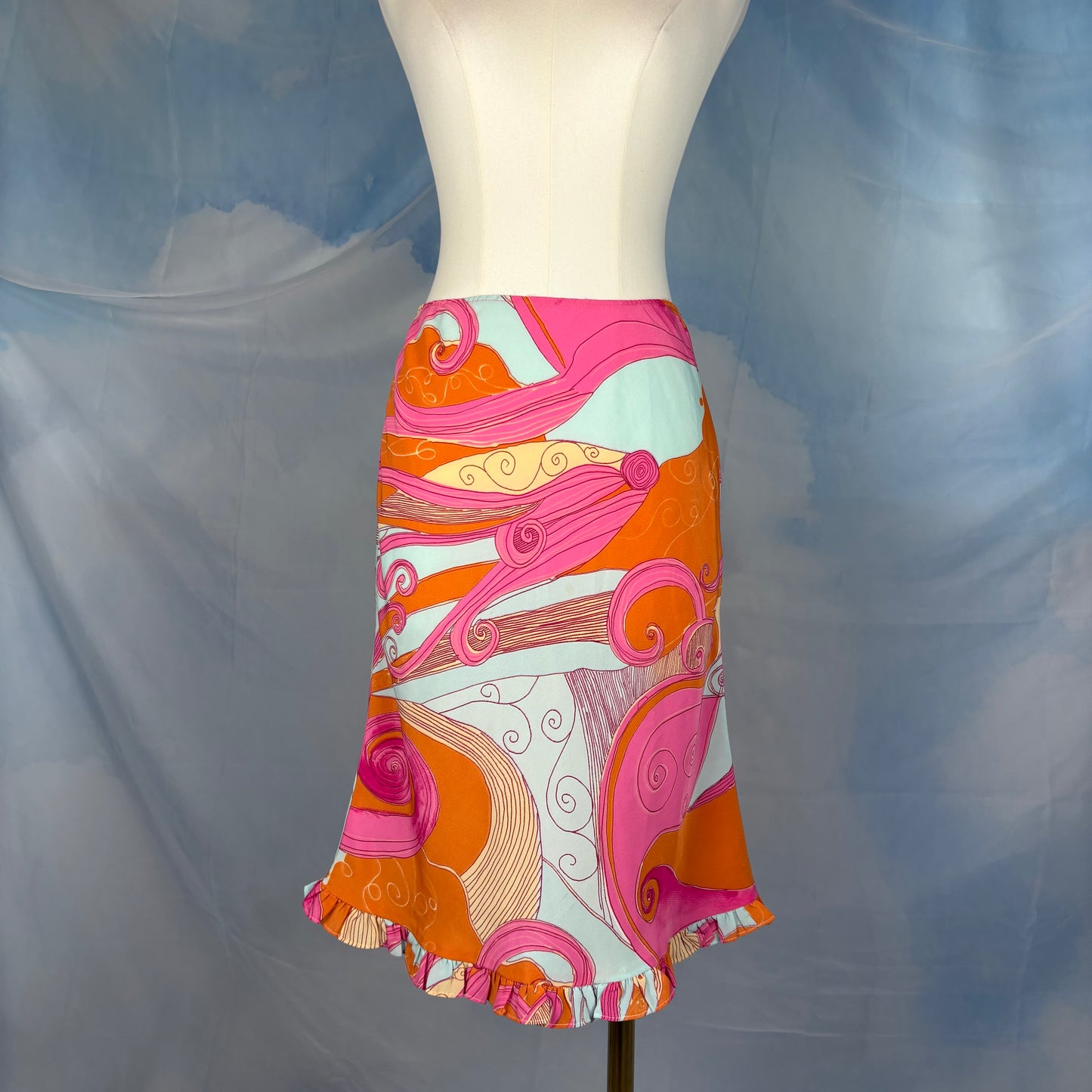 The Sunset Swirl Skirt